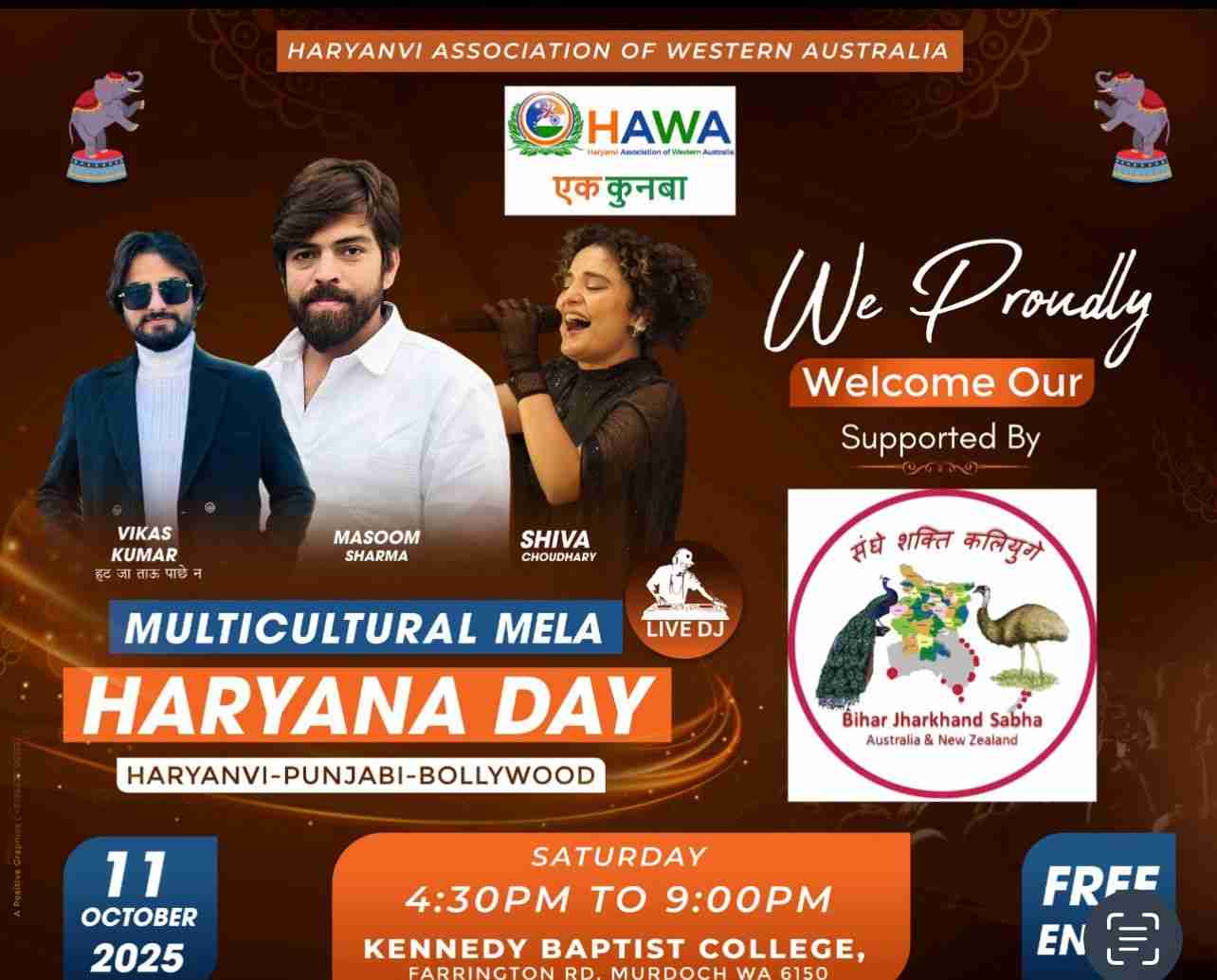 HAWA Backs Multicultural Haryana Day Mela 2025 – A Celebration of Spirit, Culture and Unity