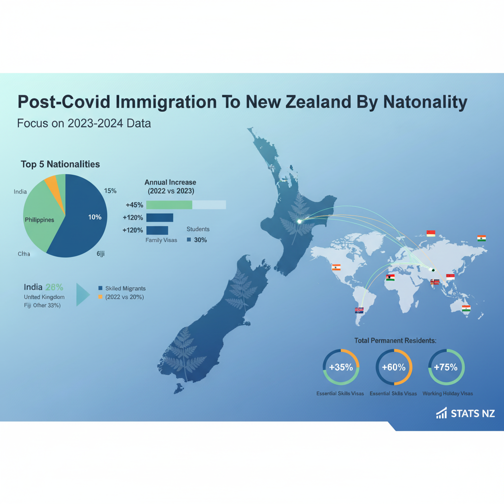 Post-Covid immigration to New Zealand, where people are coming from and what it means