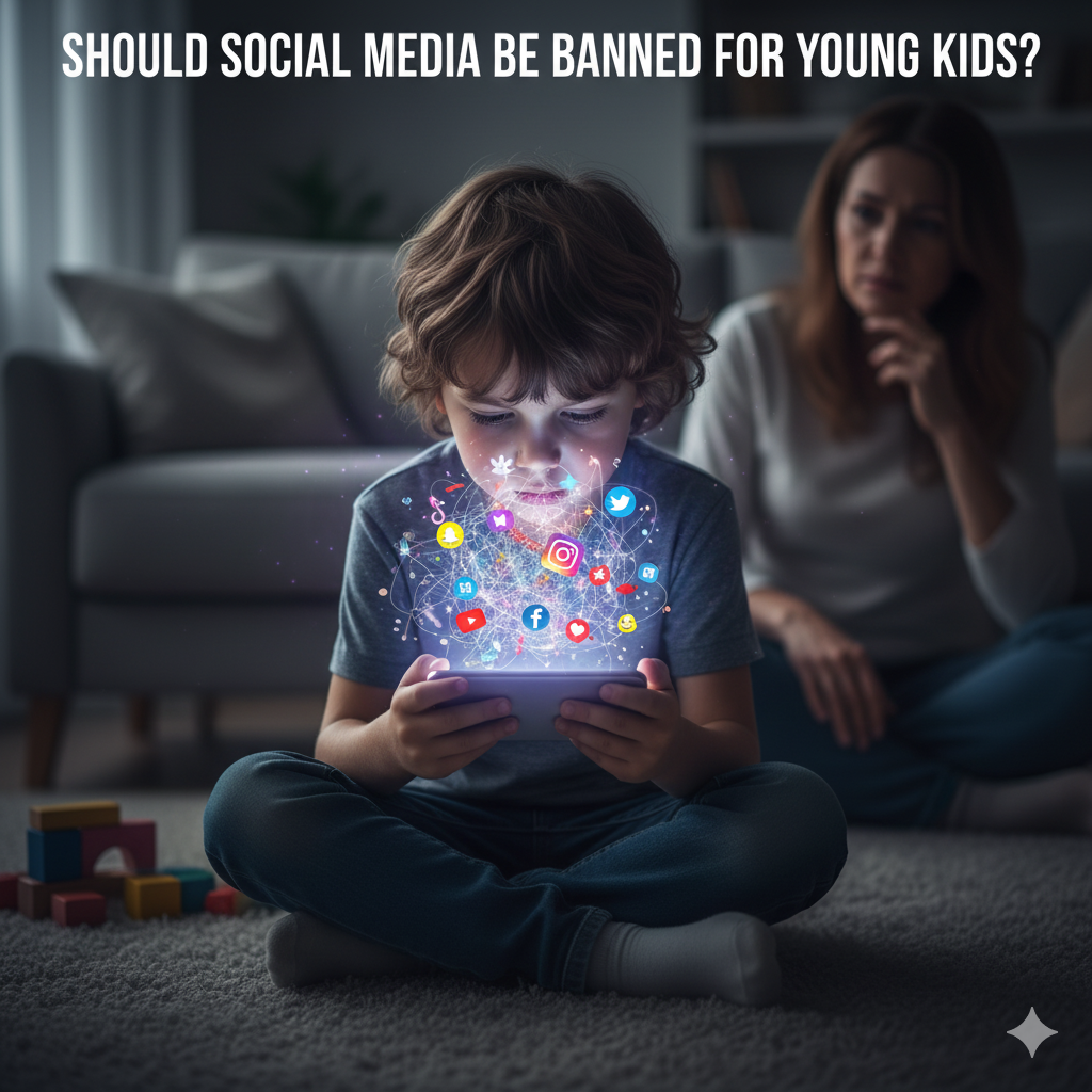 Should Social Media Be Banned for Young Kids?