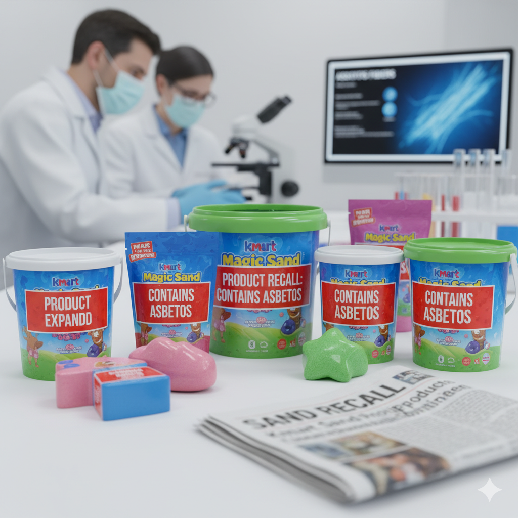 Kmart Expands Magic Sand Recall After More Products Test Positive for Asbestos Published by Webfit News 15 November 2025 The Ministry of Business, Innovation and Employment has expanded the recall of Magic Sand products sold at Kmart. New test results confirmed that more items contain tremolite asbestos. Because of this, MBIE is urging families, schools and workplaces to act quickly and stop using the sand. What MBIE Found Independent testing by the Faculty of Asbestos Management of Australia and New Zealand found asbestos in four Kmart Magic Sand products. These include: 14 piece Sandcastle Building Set Blue Magic Sand Green Magic Sand Pink Magic Sand Earlier in the week, MBIE recalled EC Rainbow Sand and Creatistics Coloured Sand. The recall has now widened because the new samples failed testing. As a result, MBIE is continuing to test similar items in the market. What MBIE Says MBIE Product Safety Spokesperson Ian Caplin says parents and caregivers should treat the recall seriously. He encouraged families to secure the products immediately and follow local council disposal advice. He also reminded workplaces to be careful. For example, schools and early learning centres should call a licensed asbestos assessor before anyone handles or moves the sand. According to Mr Caplin, Kmart responded quickly and supported safety efforts. In addition, he confirmed that more test results may arrive soon, so further updates are expected. Health Advice Asbestos is a known carcinogen. People usually inhale the fibres when they become airborne. The long term risk increases with repeated exposure. However, a single short exposure has a very low risk. Anyone with health concerns can talk to their GP or call Healthline on 0800 611 116. What Consumers Should Do Now MBIE has listed clear steps for safe handling and disposal. Consumers should: Stop using the product right away Keep children away from the sand Place the sand in a strong container and double bag it Label the bag as asbestos contaminated Avoid vacuuming or putting the sand in household rubbish Contact the local council for safe disposal advice Ask the retailer for a refund once the sand is secured Call the MBIE Consumer Line on 0508 426 678 for support After the sand is secured, people can follow the clean up guide on the Health NZ website. This helps reduce any chance of accidental exposure. Guidance for Workplaces Workplaces must follow stricter procedures. If the sand is sealed, move it to a safe area. If the sand has been used, block off the space and ask everyone to leave. This step prevents fibres from spreading. Next, a licensed asbestos assessor must inspect the area. No one should return until the assessor confirms that the space is safe. Meanwhile, schools and early learning services must also notify the Ministry of Education. Clothing worn during exposure must go into asbestos waste. This helps avoid accidental contamination. A full list of licensed assessors is available on the WorkSafe website. Kmart’s Response Kmart has cooperated with MBIE and acted promptly during the recall. More items from other suppliers are now being tested. As a result, authorities expect further updates once testing is complete. Where to Get More Information Product Safety New Zealand website WorkSafe Asbestos Removal Licence Holders Register Health advice at info.health.nz MBIE Consumer Helpline: 0508 426 678 The earlier recall notice for EC Rainbow Sand and Creatistics Coloured Sand is also available on the Product Safety New Zealand website. Webfit News will continue to share updates as they become available. Proper Reference Source: Ministry of Business, Innovation and Employment Updated Media Release “Sand Recall Expanded: samples of Kmart Magic Sand products found to contain asbestos” Released on 15 November 2025 via MBIE Media Team Email source: Media MBIE Media@mbie.govt.nz If you want, I can also check your new readability score and tune it to reach full green.