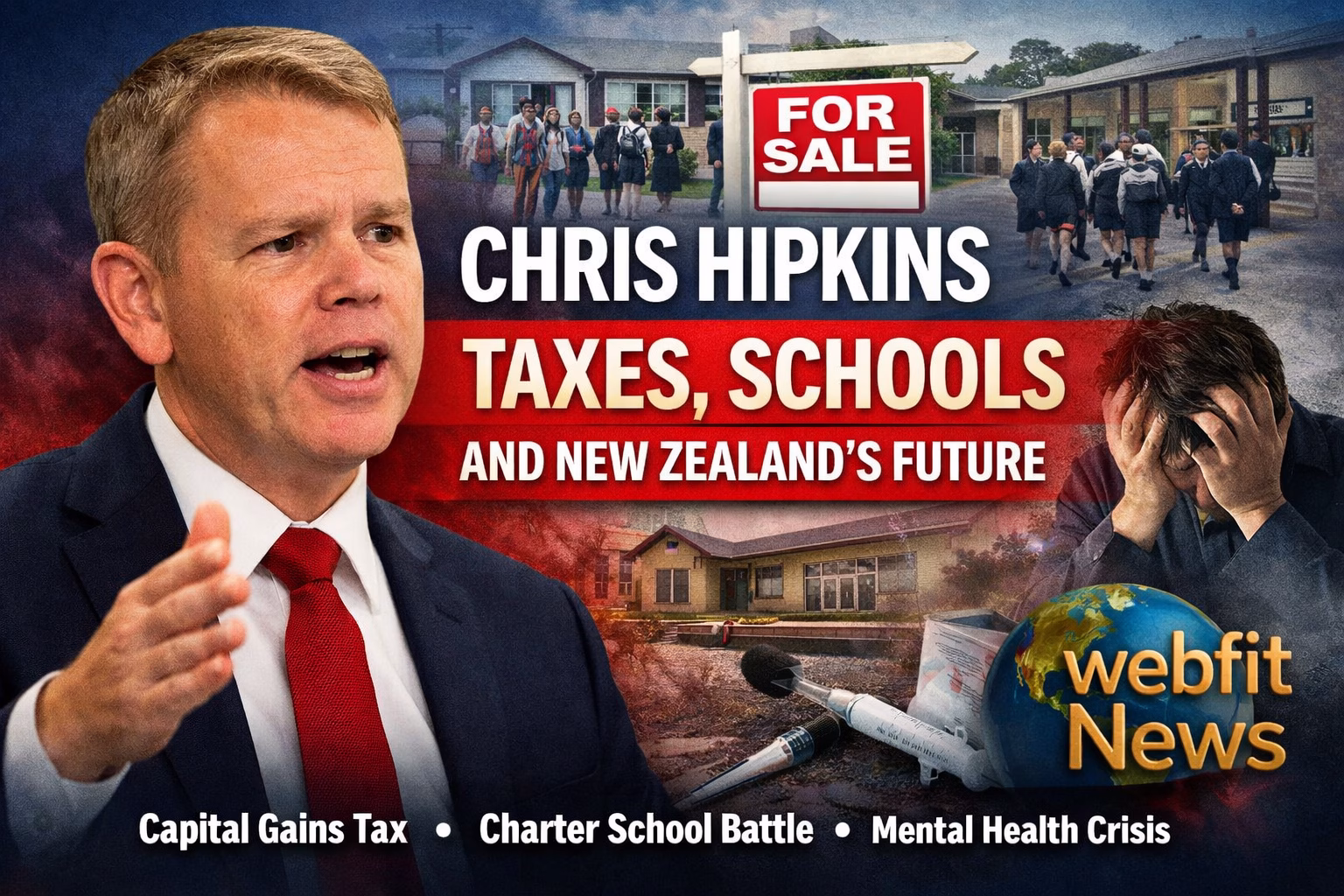 Chris Hipkins Draws Clear Lines on Tax, Schools, and New Zealand’s Future