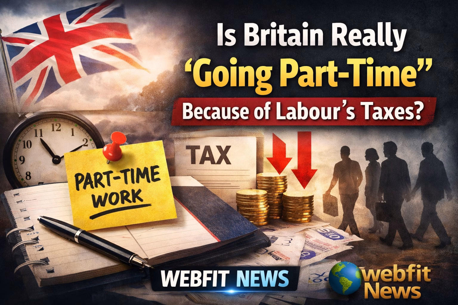 Is Britain Really “Going Part-Time” Because of Labour’s Taxes?