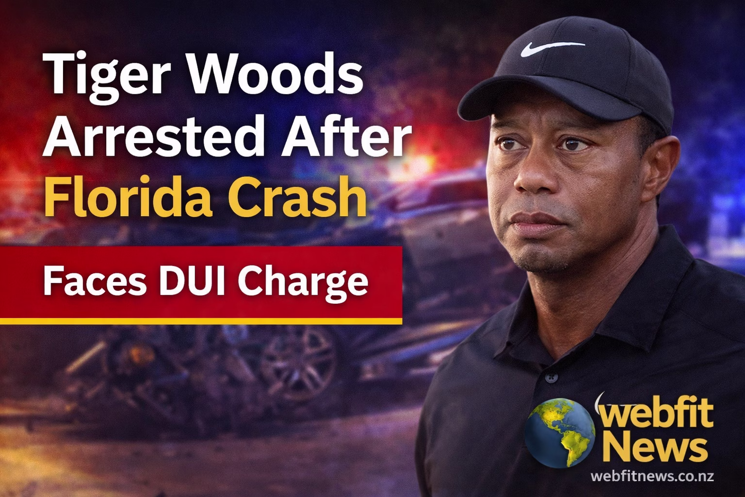 Tiger Woods Arrested After Florida Crash