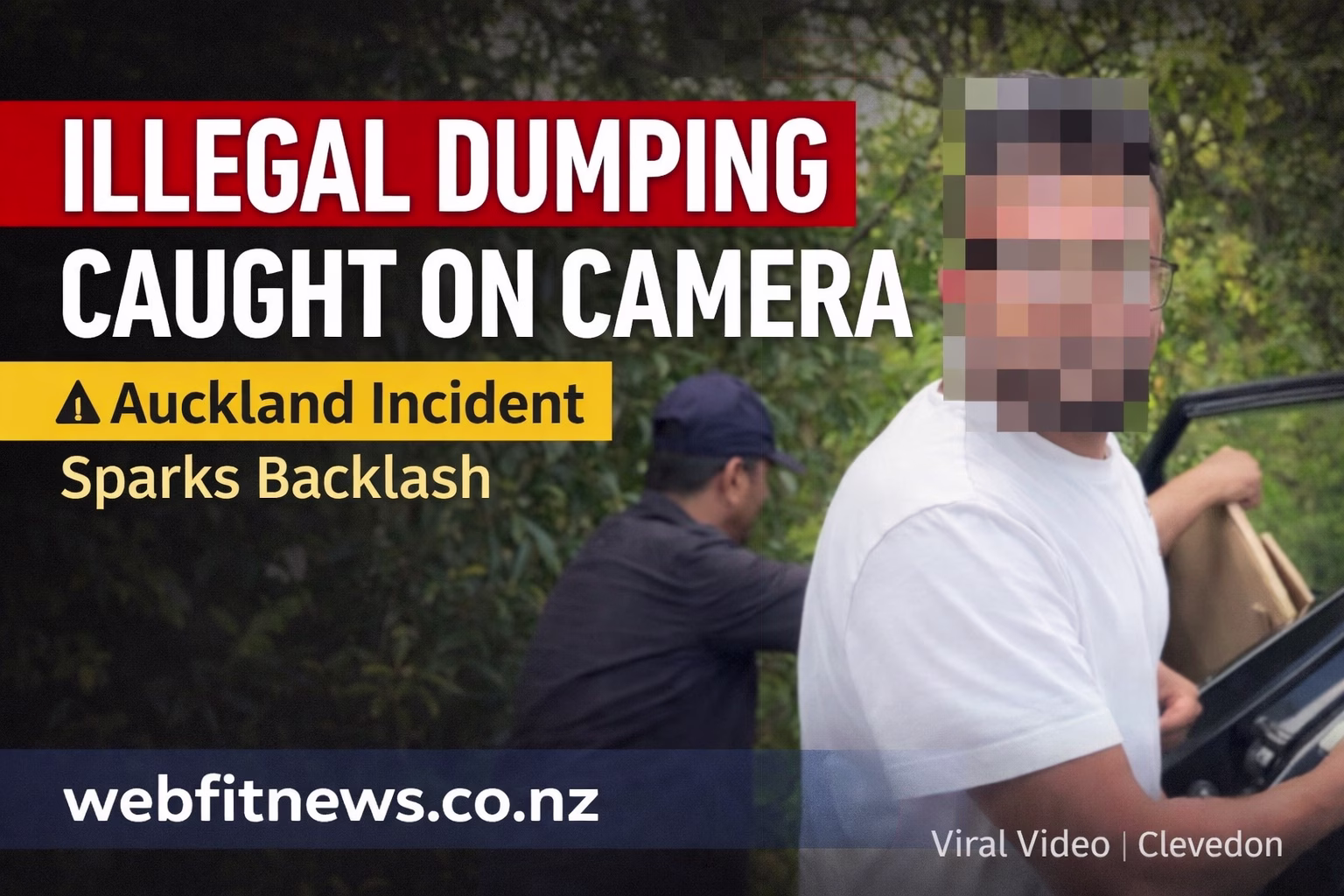 Illegal dumping incident in Auckland sparks online backlash and wider community debate