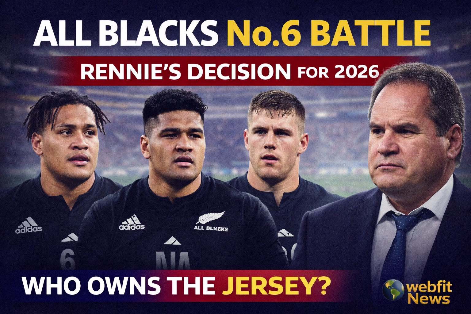 All Blacks No.6: The Call Dave Rennie Cannot Delay