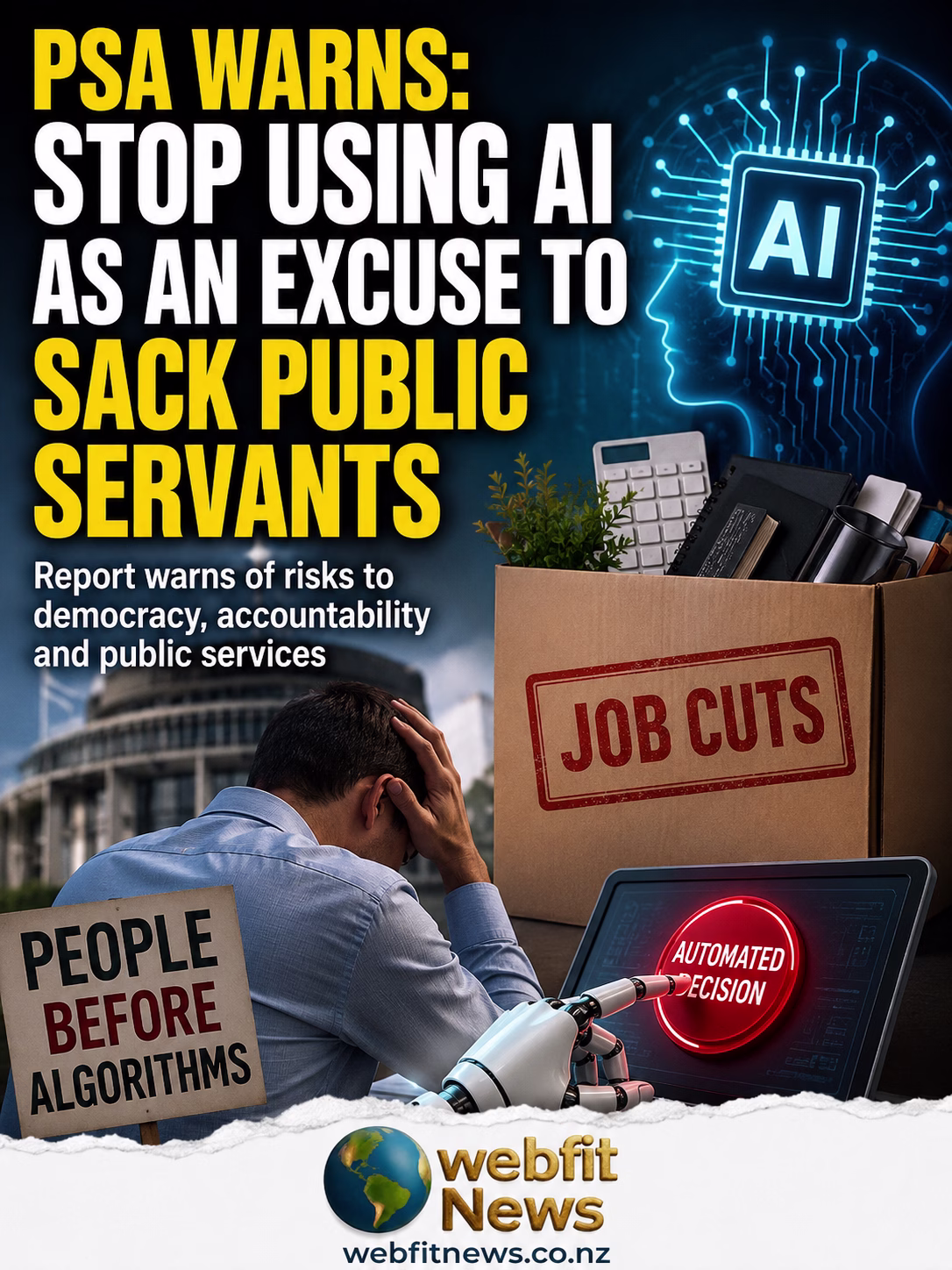 PSA Warns Government Against Using AI To Replace Public Servants