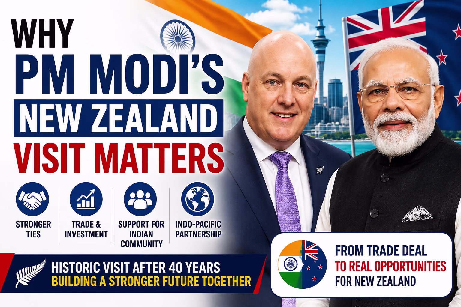 Why PM Narendra Modi's Historic New Zealand Visit Is So Important
