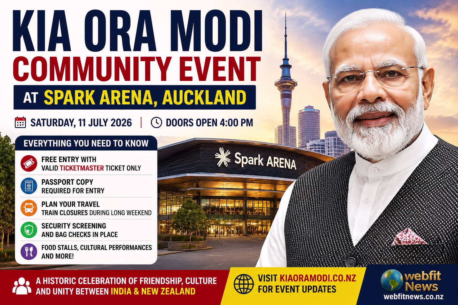 Kia Ora Modi Event Guide: Everything You Need to Know Before Heading to Spark Arena