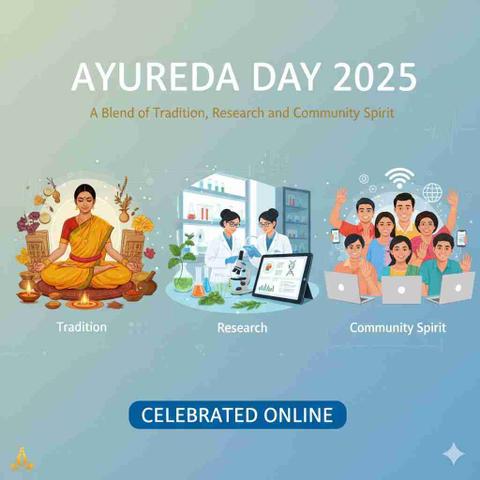 Ayurveda Day 2025 Celebrated Online: A Blend of Tradition, Research and Community Spirit