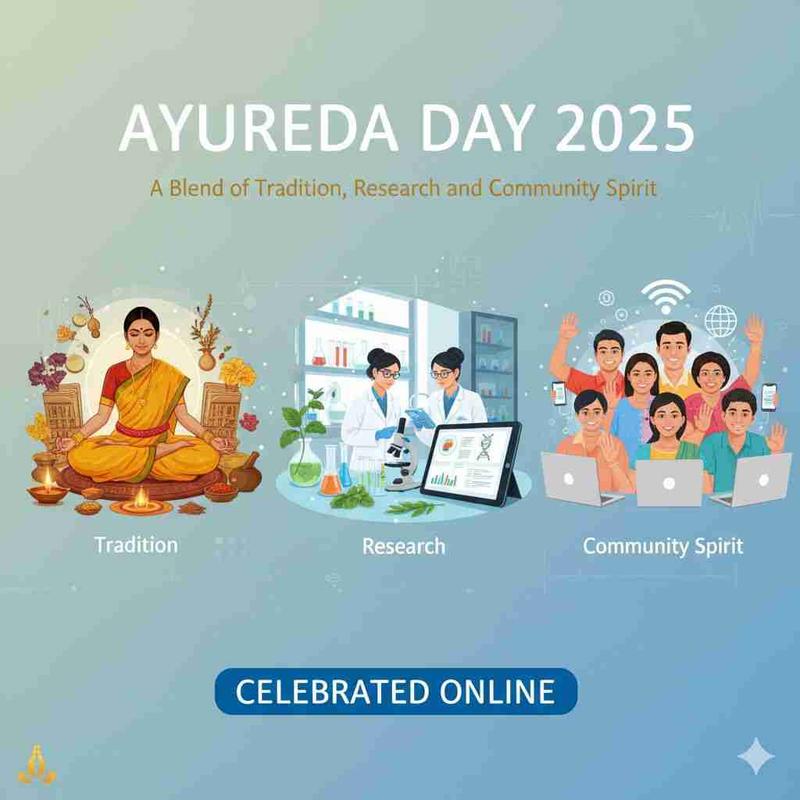 Ayurveda Day 2025 Celebrated Online: A Blend of Tradition, Research and Community Spirit