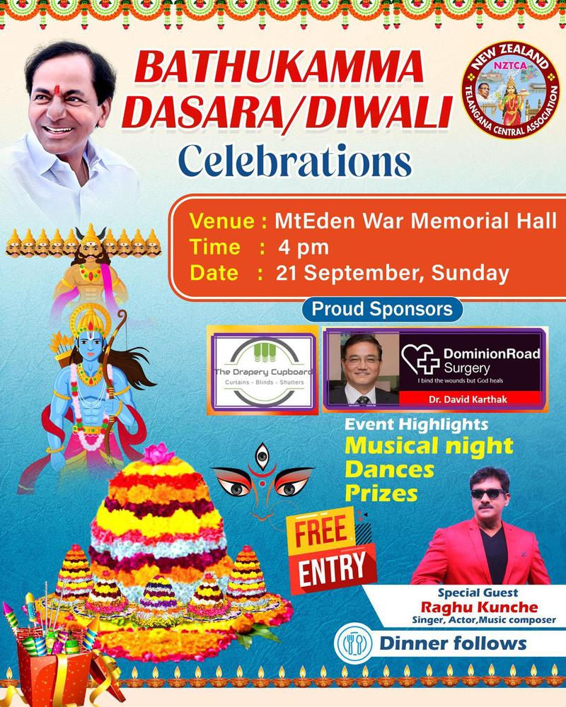 Bathukamma, Dasara and Diwali celebrations in Auckland