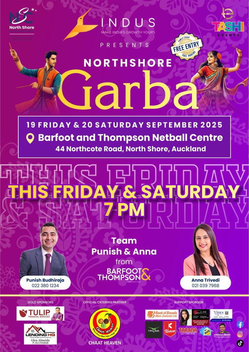 Community Listing: Northshore Garba Night and Northshore Diwali Festival 2025