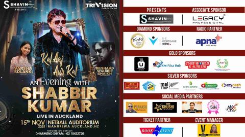 An Evening with Shabbir Kumar: A Night of Bollywood Magic in Auckland