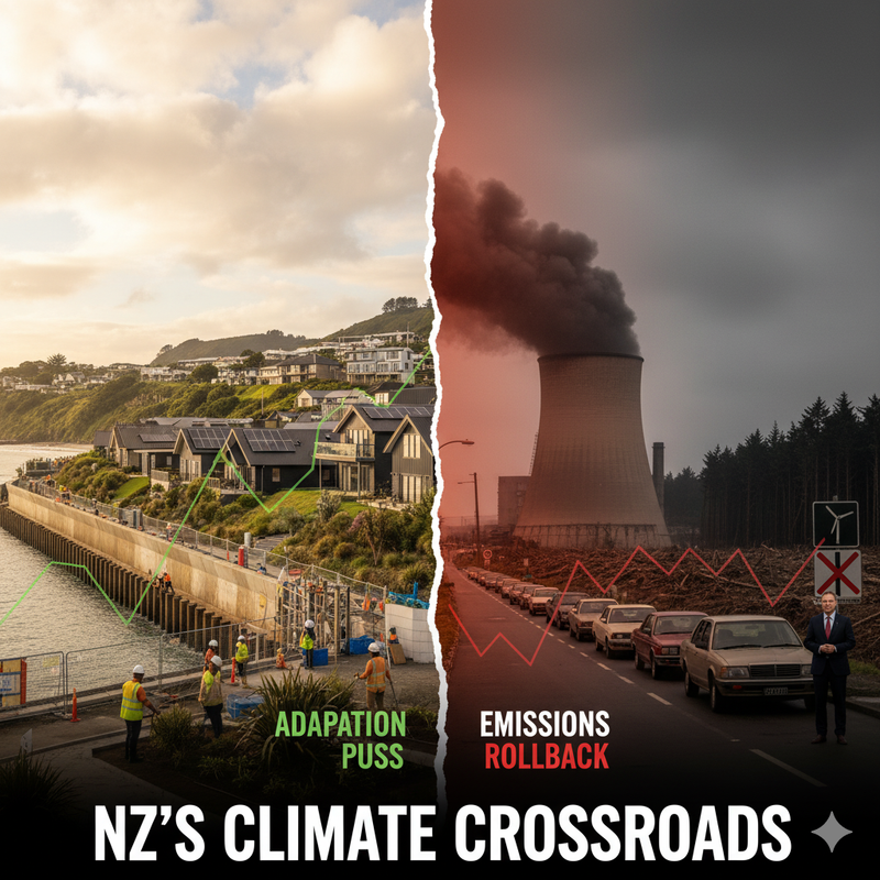 A Tale of Two Climates: NZ’s Adaptation Push vs Emissions Rollbacks