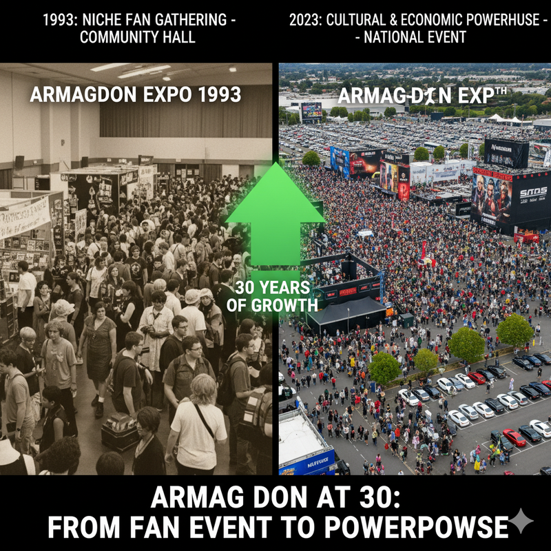 Armageddon at 30: How a Niche Fan Event Became a New Zealand Cultural and Economic Powerhouse