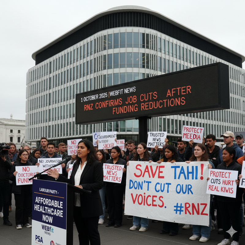 RNZ Job Cuts After Government Funding Reductions