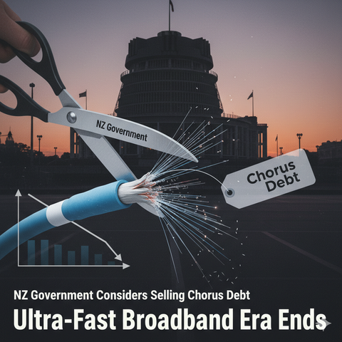 Government Considers Selling Chorus Debt, Marking End of Ultra-Fast Broadband Era
