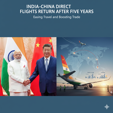 India–China direct flights return after five years, easing travel and boosting trade
