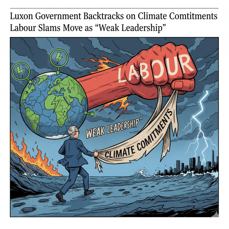 Luxon Government Backtracks on Climate Commitments, Labour Calls It Weak Leadership