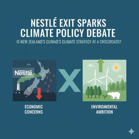 Nestlé Exit Sparks Climate Policy Debate Is New Zealand’s Climate Strategy at a Crossroads