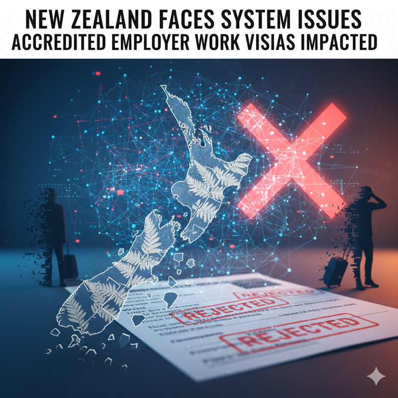 New Zealand Faces System Issues Impacting Accredited Employer Work Visas