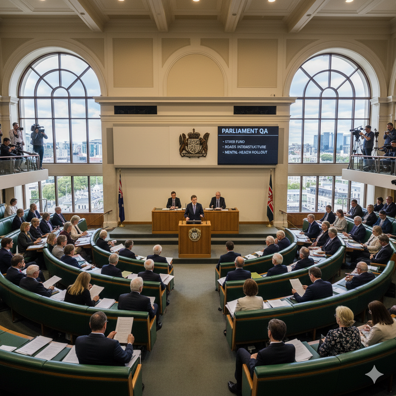 Parliament Q&A: Strikes, Super Fund, Roads, Health Targets and Mental-health Rollout