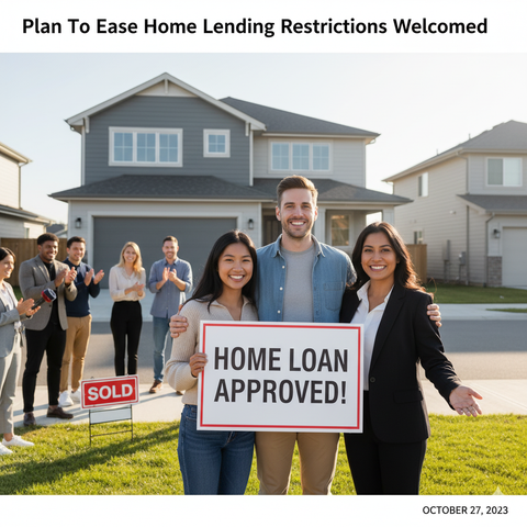 Plan to ease home lending rules welcomed, could help first-home buyers