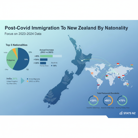 Post-Covid immigration to New Zealand, where people are coming from and what it means