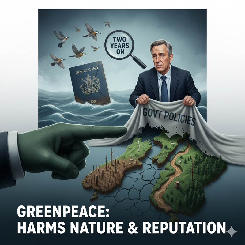 Two Years On: Greenpeace Says Government Policies Are Harming Nature and New Zealand’s Reputation
