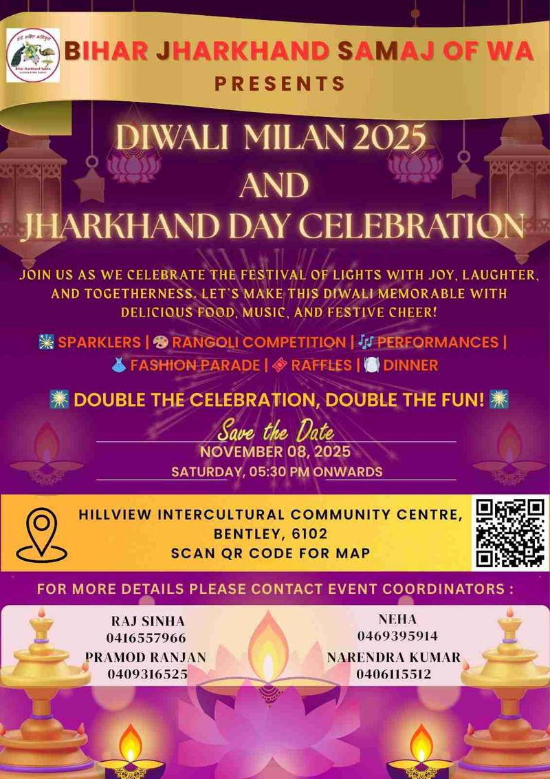BJSM Diwali 2025 and Jharkhand Divas Celebration – A Night of Lights, Music, and Togetherness