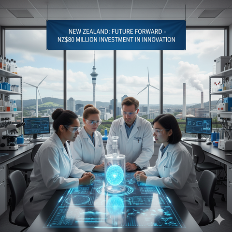 New Zealand Invests $80 Million in Breakthrough Research to Boost Economy and Innovation