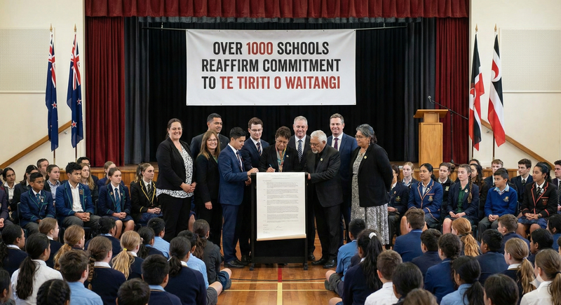Over 1000 Schools Reaffirm Their Commitment to Te Tiriti o Waitangi