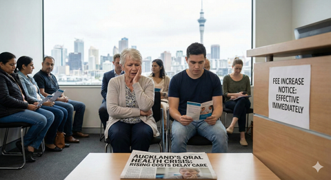 create news article for this Aucklanders Postpone Dental Visits as Costs Rise The Growing Oral Health Crisis