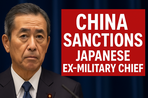 China Sanctions Former Japanese Military Chief Over Alleged Taiwan Links