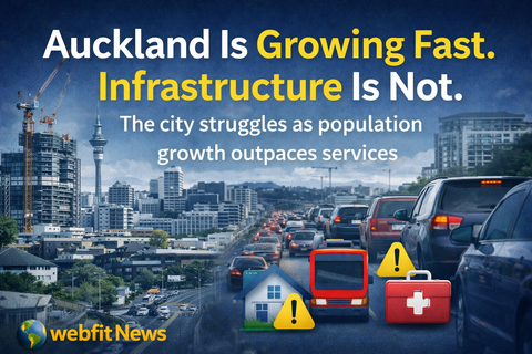 Auckland Is Growing Fast but Its Infrastructure Is Falling Behind