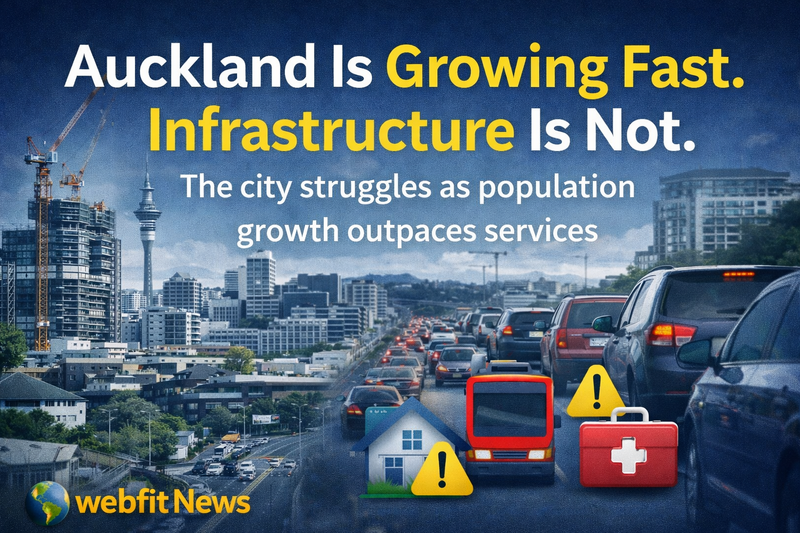 Auckland Is Growing Fast but Its Infrastructure Is Falling Behind