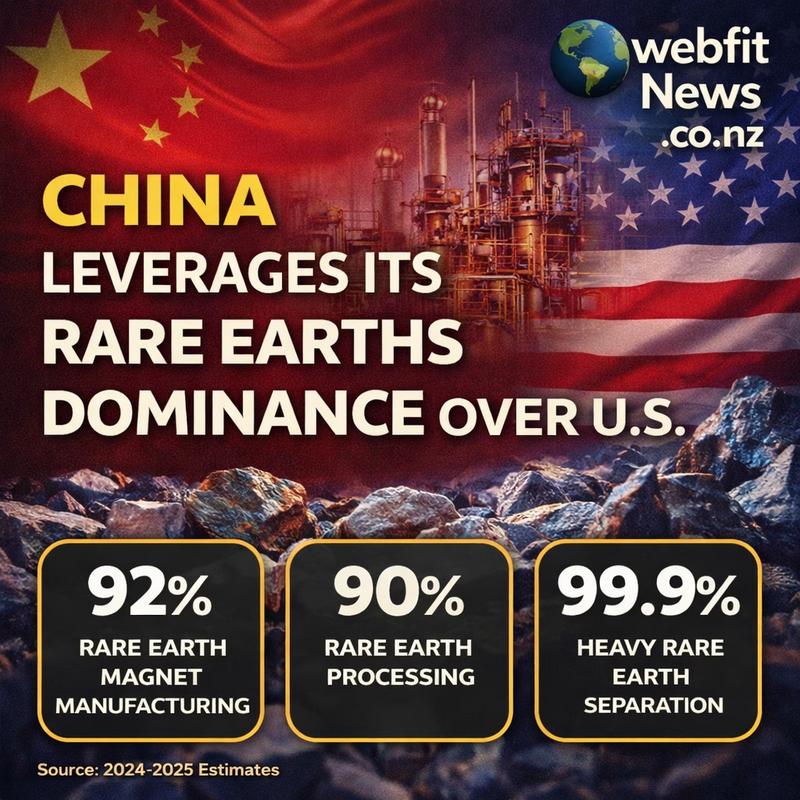 How China Leveraged Its Rare Earths Dominance Over the United States