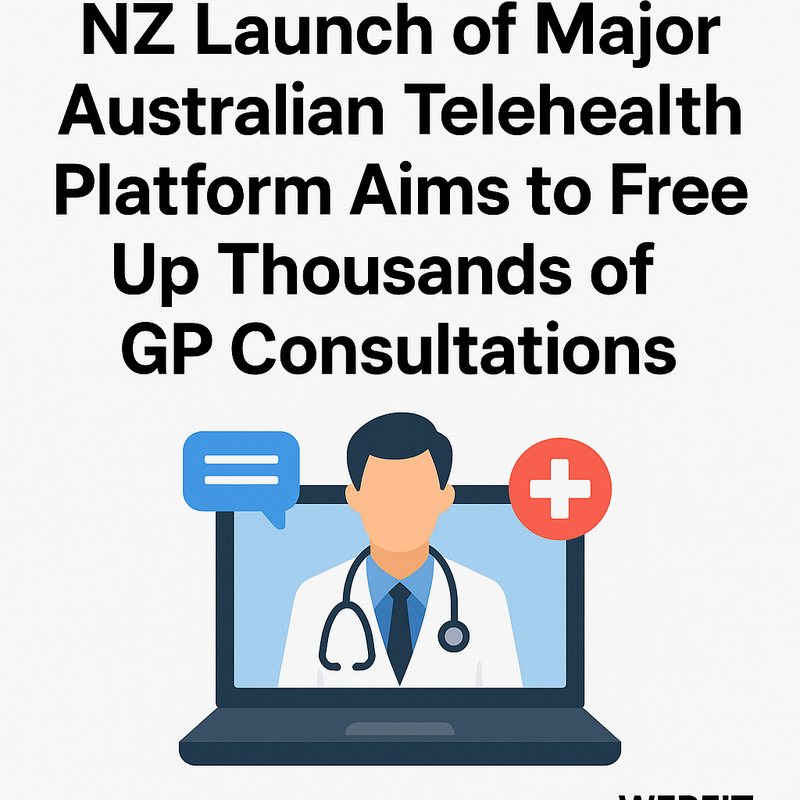 NZ Launch Of Major Australian Telehealth Platform Aims To Free Up Thousands Of GP Consultations