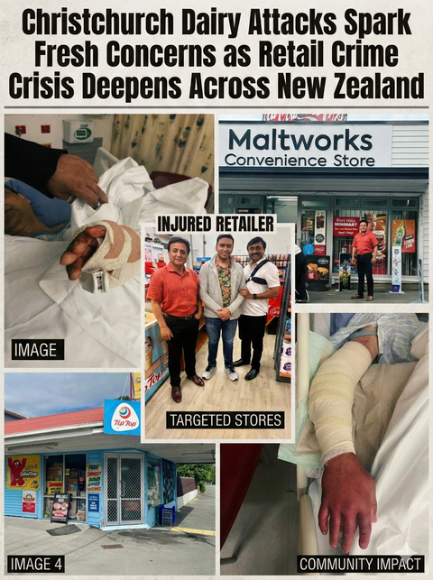 Christchurch Dairy Attacks Spark Fresh Concerns as Retail Crime Crisis Deepens Across New Zealand
