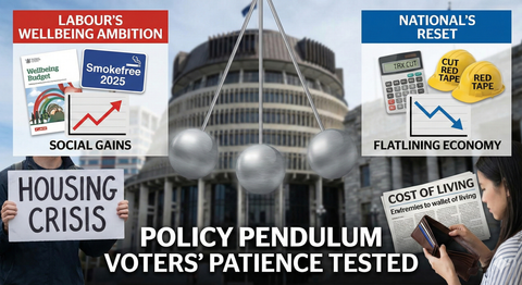 The Age of Volatility: How New Zealand’s Policy Pendulum And Flatlining Economy Are Testing Voters’ Patience