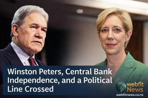 Winston Peters and Central Bank Independence: A Political Overreach in New Zealand