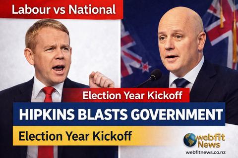 Labour Signals Election-Year Fight as Hipkins Takes Aim at Government Direction