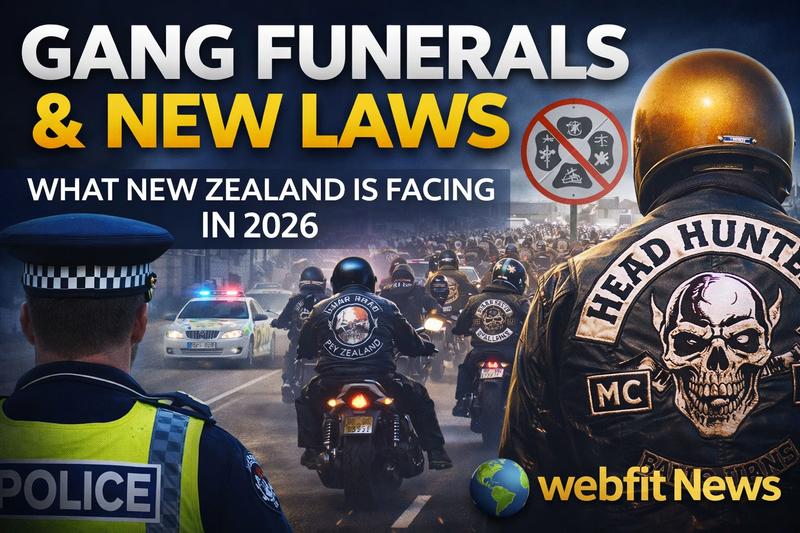 New Zealand Gangs, Public Funerals, and a Changing Law: What This Moment Really Tells Us
