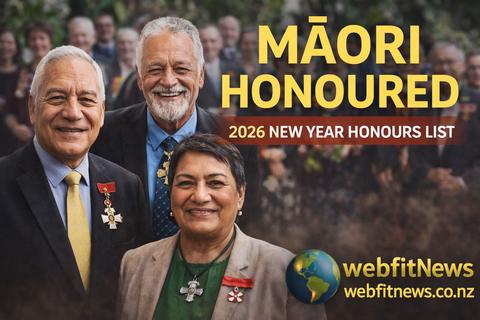 Māori Honoured in 2026 New Year Honours List as Service, Language, and Leadership Take Centre Stage