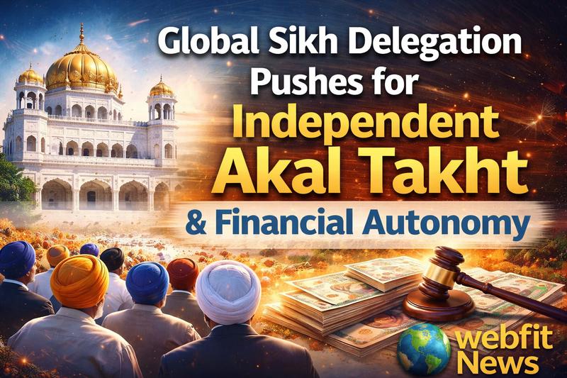 Global Sikh Delegation Calls for Independent Akal Takht and Financial Autonomy