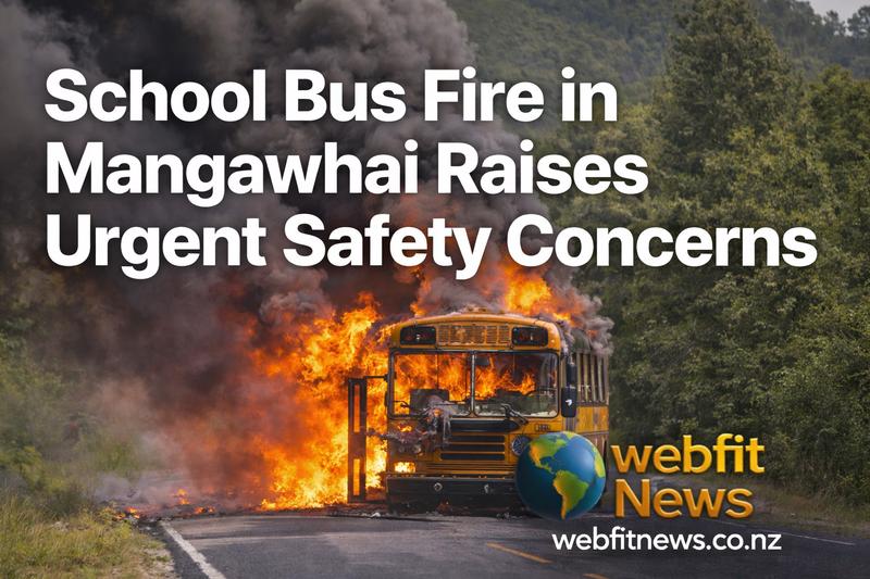 School Bus Fire in Mangawhai Raises Urgent Safety Concerns