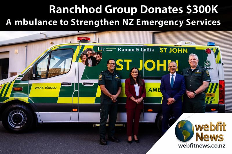 Ranchhod Legacy Continues with $300K Ambulance for St John