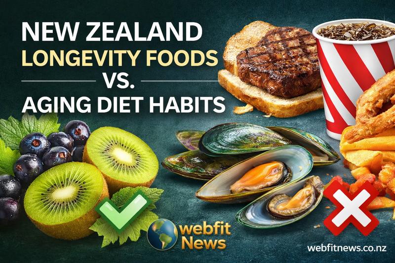 Nutritional Epidemiology of Longevity in Aotearoa: Native Bioactives, Dietary Risk, and the Biology of Aging