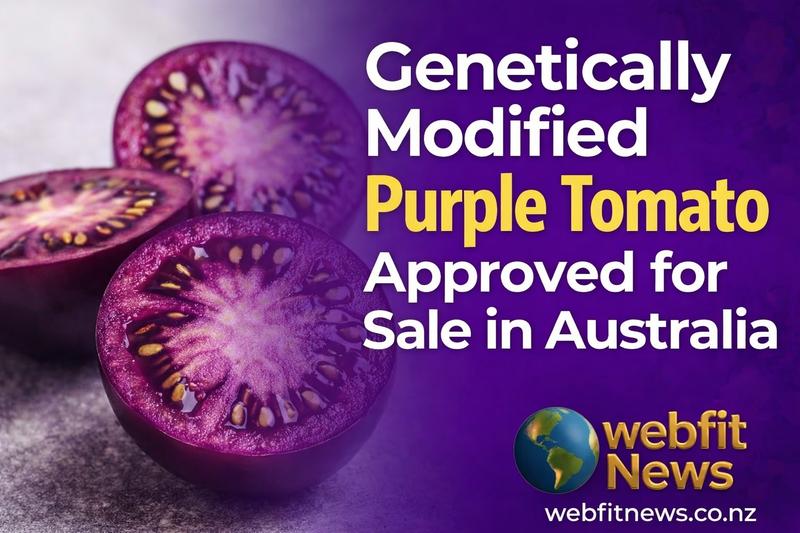Australia Approves Genetically Modified Purple Tomato for Sale: What It Means for Consumers