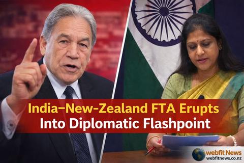 India–New Zealand FTA Erupts Into Diplomatic Flashpoint as Coalition Tensions Spill Into Public